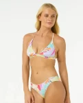 Bikini Bottoms Women Rip Curl Cala Vadella Cross Back Triangle Bikini Top - 2