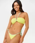 Bikini Bottoms Women Rip Curl Sunny Side Tie Side Cheeky Coverage Bikini Bottom - 1