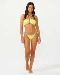 Bikini Bottoms Women Rip Curl Sunny Side Tie Side Cheeky Coverage Bikini Bottom - 4
