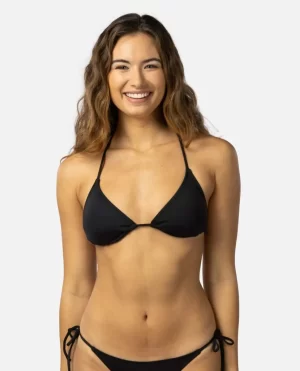 Bikini Tops Classic Surf Sliding Triangle Bikini Top Women Rip Curl - 1