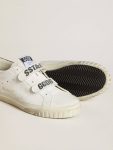 Bio-Based Old School With Perforated Star And Glitter Heel Tab Super-Star White Women Golden Goose - 3