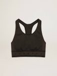 Black And Dark Gray Black Athletic Top T-Shirts & Tops Women Golden Goose - 1