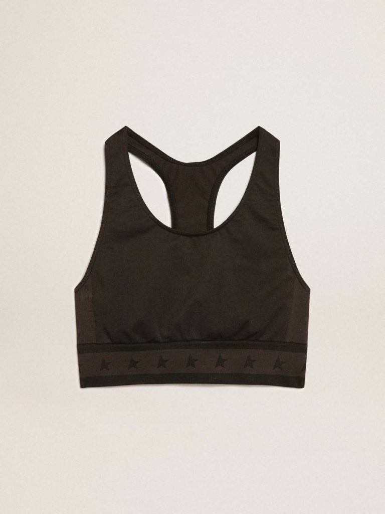 Black And Dark Gray Black Athletic Top T-Shirts & Tops Women Golden Goose - 1
