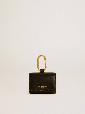 Black Black Airpod Case Women Bag Accessories Golden Goose - 1