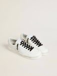 Black Cotton Laces With Contrasting Silver Logo Golden Goose Black Women Laces - 3