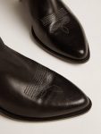 Black Golden Goose Boots Women's Sunset Boots In Black Leather Women - 3