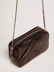 Black Golden Goose Women Women's Mini Star Bag In Black Glossy Leather With Tone-On-Tone Star Crossbody Bags - 2