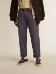 Blue Men's Chinos In Blue With A Lived-In Effect Jeans & Pants Men Golden Goose - 2