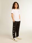 Boys’ Black Joggers With White Stars Bottomwear Selection (4-12 Years) Kids Golden Goose Black - 3