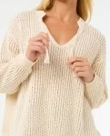 Cala Vadella Crochet Sweater Rip Curl Sweaters Women - 5