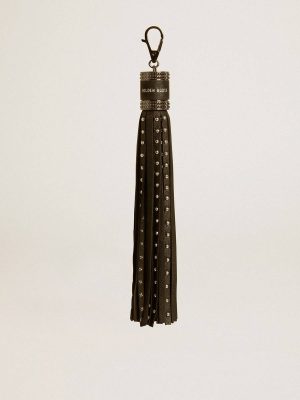 Charm In Black Nappa Leather With Studs And Metal Details Women Bag Accessories Golden Goose - 1