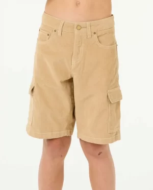 Classic Surf Cord Cargo Rip Curl Kids Shorts - 1