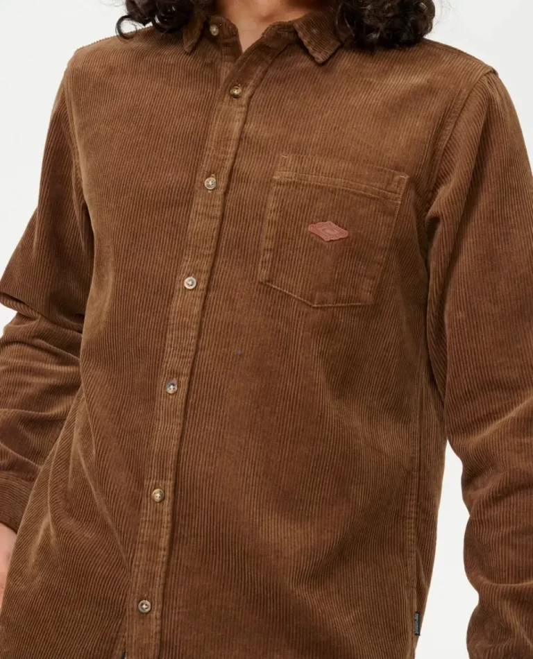 Classic Surf Cord Long Sleeve Shirt Rip Curl Shirts & Flannels Men - 5