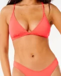 Classic Surf High Leg Skimpy Coverage Bikini Bottoms Rip Curl Bikini Bottoms Women - 5