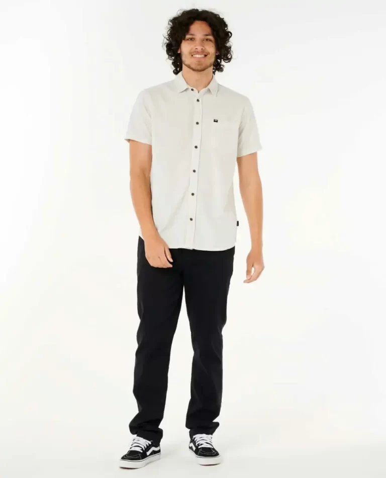 Classic Surf Washed Short Sleeve Shirt Rip Curl Men Shirts & Flannels - 4