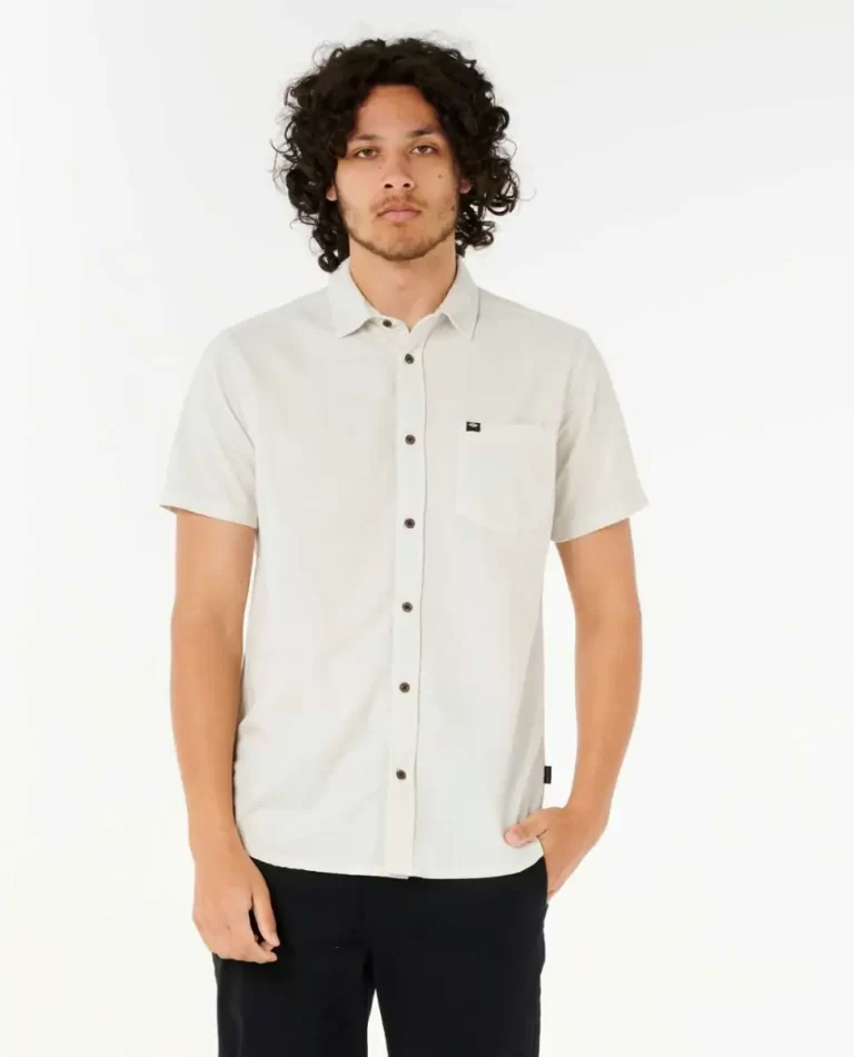 Classic Surf Washed Short Sleeve Shirt Rip Curl Men Shirts & Flannels - 1