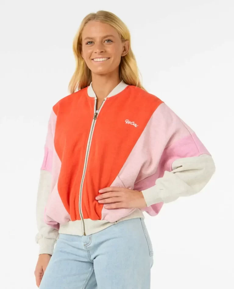 Colour Block Zip Through Women Rip Curl Hoodies & Fleece - 2