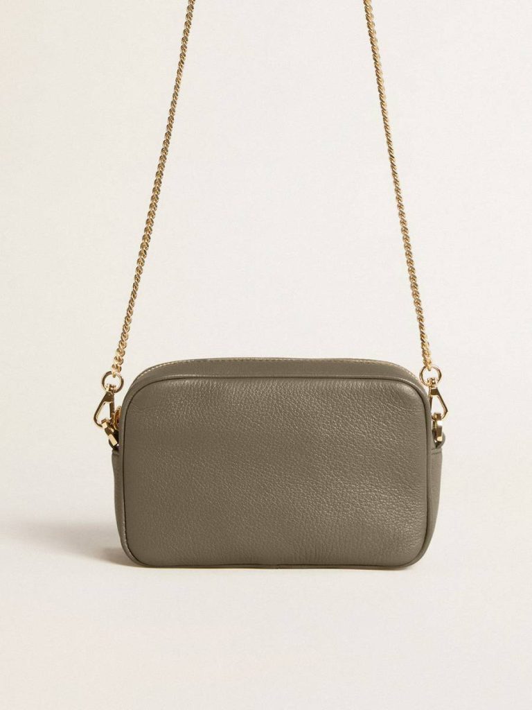 Crossbody Bags Mini Star Bag In Sage-Green Leather With Tone-On-Tone Star Sage Green Golden Goose Women - 4