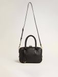 Crossbody Bags Women Golden Goose Black Vita Bag In Smooth Black Leather With Gold Details - 2
