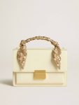 Crossbody Bags Women Golden Goose Butter Venezia Bag In Butter-Colored Boarded Leather With Silk Scarf - 1