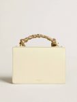 Crossbody Bags Women Golden Goose Butter Venezia Bag In Butter-Colored Boarded Leather With Silk Scarf - 3