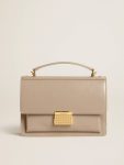Crossbody Bags Women Golden Goose Venezia Bag In Beige Boarded Leather With Gold Details Beige - 1