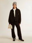 Crossbody Bags Women Venezia Bag In Butter-Colored Boarded Leather With Gold Details Butter Golden Goose - 3