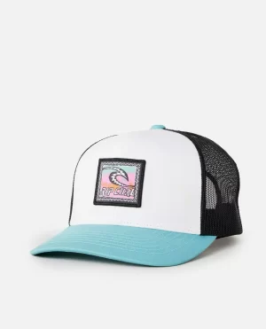 Custom Curve Trucker Rip Curl Men Hats & Beanies - 1