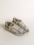 Dad-Star In Suede And Silver Mesh With White Leather Star And Heel Tab Golden Goose Dad-Star Women - 2