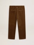 Dark Olive Men's Dark Olive Corduroy Pants Men Golden Goose Jeans & Pants - 5