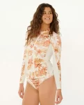 Desert Dreams Long Sleeve Zip Through Rash Guard Rash Guards Women Rip Curl - 2