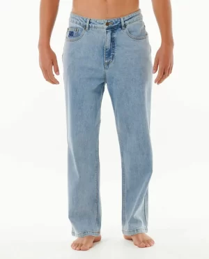 Dosed Denim Pant Men Rip Curl Pants - 1