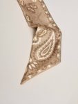 Dove Gray Women Bag Accessories Ribbon In Dove-Gray Silk Twill With Paisley Pattern Golden Goose - 2