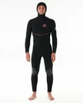 E7 Flashbomb Fusion 5/4 Hood Zip Free Fullsuit Wetsuit Men Fullsuits Rip Curl - 1