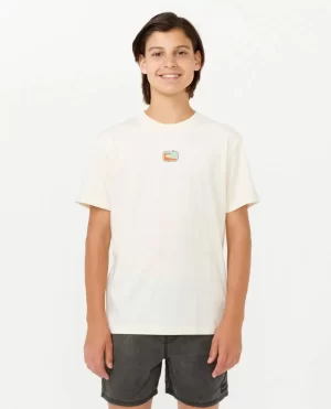 Evolution Moon Wave Tee Kids Rip Curl Tops & Tees - 1