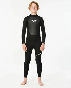 Fullsuits Kids Omega 4/3 Back Zip Fullsuit Wetsuit Rip Curl Kids - 1
