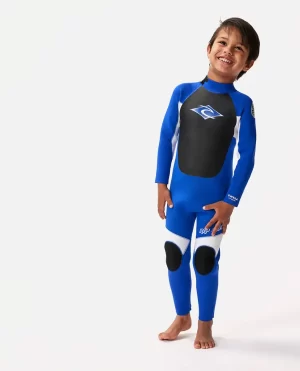 Fullsuits Rip Curl Kids Groms Omega 4/3 Back Zip Fullsuit Wetsuit - 1