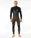 Fullsuits Rip Curl Men E7 Flashbomb 4/3 Chest Zip Wetsuit - 1