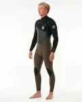 Fullsuits Rip Curl Men E7 Flashbomb 4/3 Chest Zip Wetsuit - 2