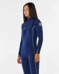 Fullsuits Rip Curl Stephanie Gilmore Dawn Patrol Chest Zip 4/3 Fullsuit Wetsuit Women - 2