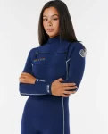 Fullsuits Rip Curl Stephanie Gilmore Dawn Patrol Chest Zip 4/3 Fullsuit Wetsuit Women - 5