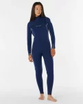 Fullsuits Rip Curl Women Stephanie Gilmore Dawn Patrol Chest Zip 3/2 Wetsuit - 4