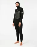 Fullsuits Women Rip Curl Women's Flashbomb 5/4 Hooded Chest Zip Fullsuit Wetsuit - 2