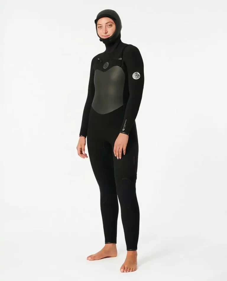 Fullsuits Women Rip Curl Women's Flashbomb 5/4 Hooded Chest Zip Fullsuit Wetsuit - 2