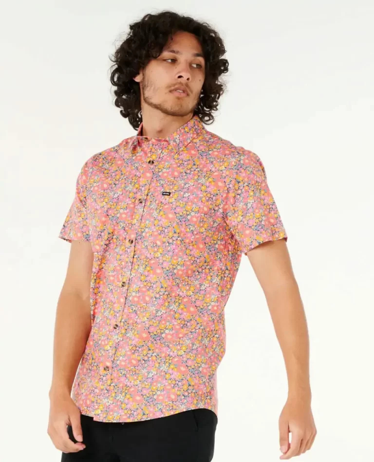 Fun Times Ditsy Short Sleeve Shirt Men Rip Curl Shirts & Flannels - 2