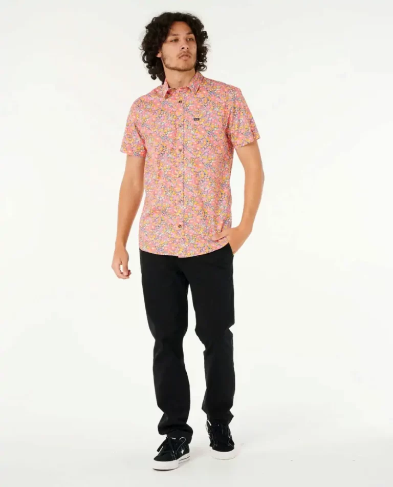 Fun Times Ditsy Short Sleeve Shirt Men Rip Curl Shirts & Flannels - 4