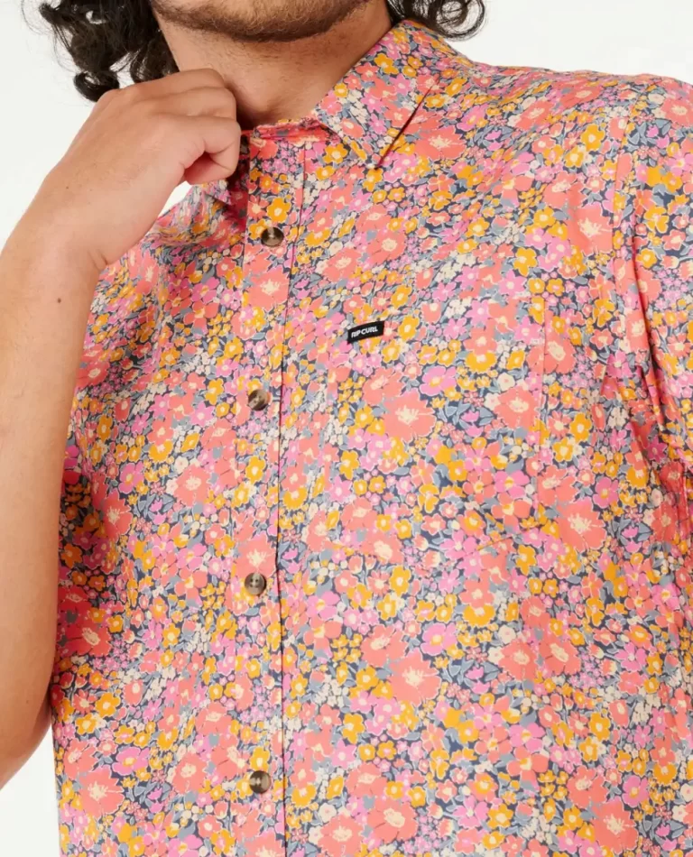 Fun Times Ditsy Short Sleeve Shirt Men Rip Curl Shirts & Flannels - 5