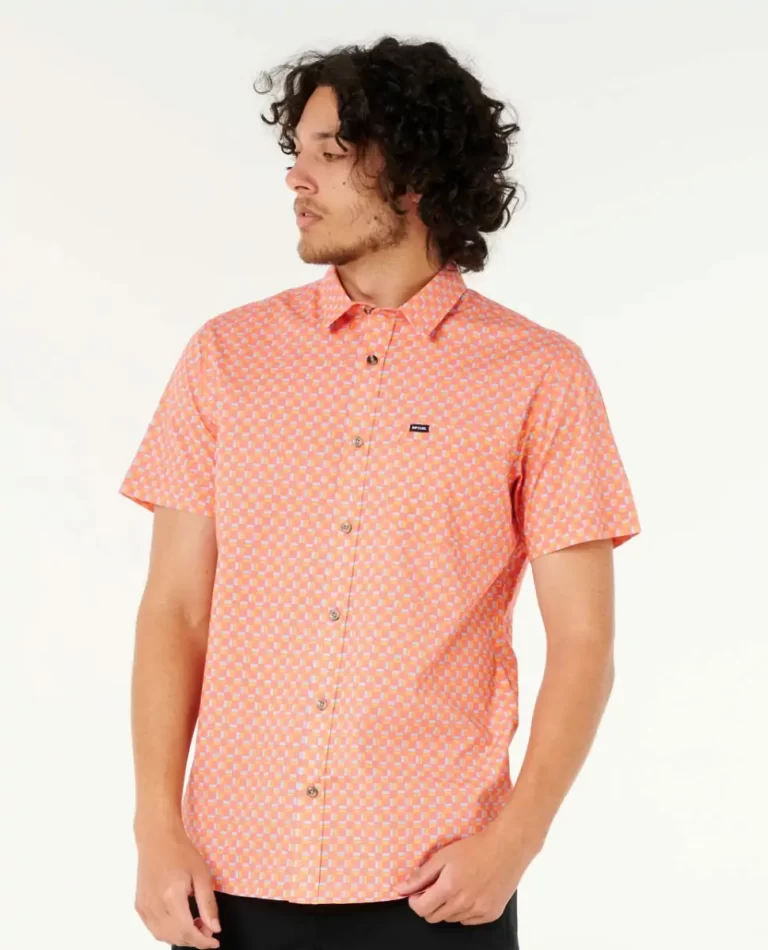 Fun Times Ditsy Short Sleeve Shirt Rip Curl Men Shirts & Flannels - 2