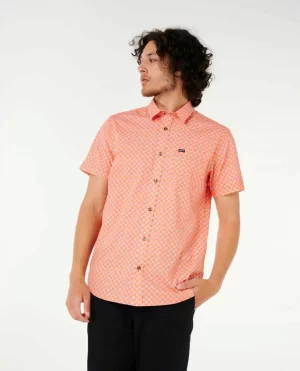 Fun Times Ditsy Short Sleeve Shirt Rip Curl Men Shirts & Flannels - 1