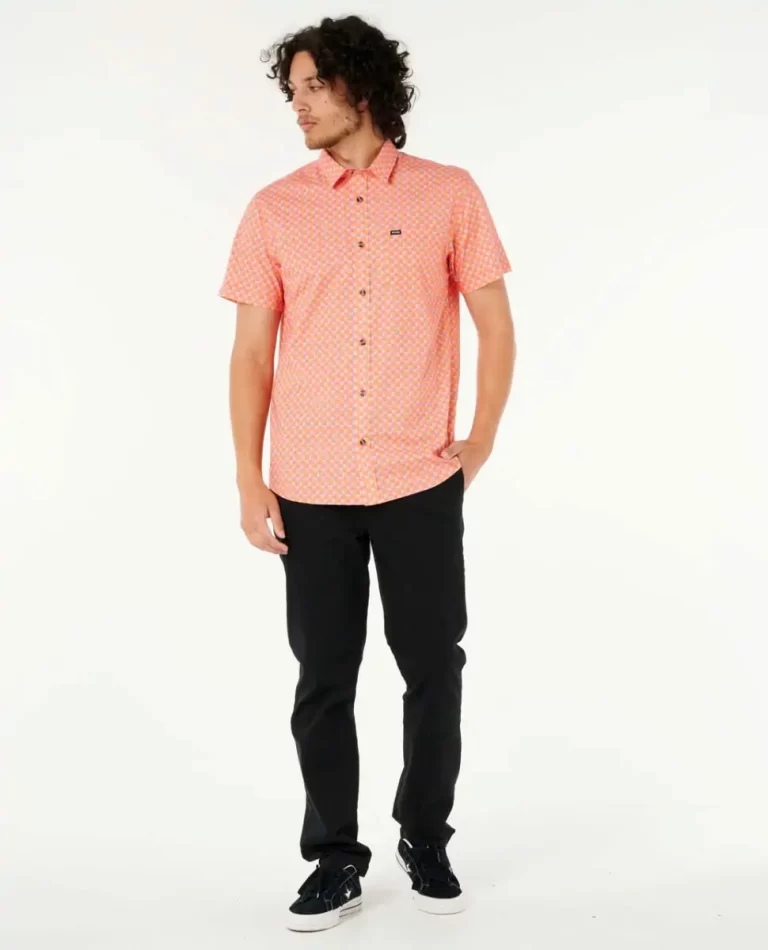 Fun Times Ditsy Short Sleeve Shirt Rip Curl Men Shirts & Flannels - 4